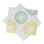 Serviettes et papiers colorés